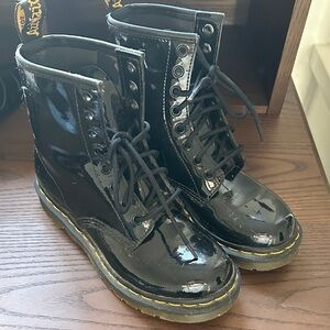 Black Patent Leather Doc Martens